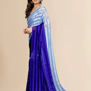 Striped-Padding-Satin-Silk-Saree-4