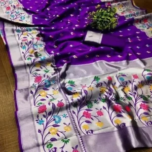 Premium-Zari-work-woven-Banarasi-Saree